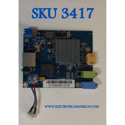 TARJETA DE A/V PARA TV SUNBRITETV / NUMERO DE PARTE 02-0006-0114-V7R-NH / GM26906561 / C402060150 / ST193503851J271B / PANEL P550QVF06.0 / MODELO SB-S2-55-4K-BL